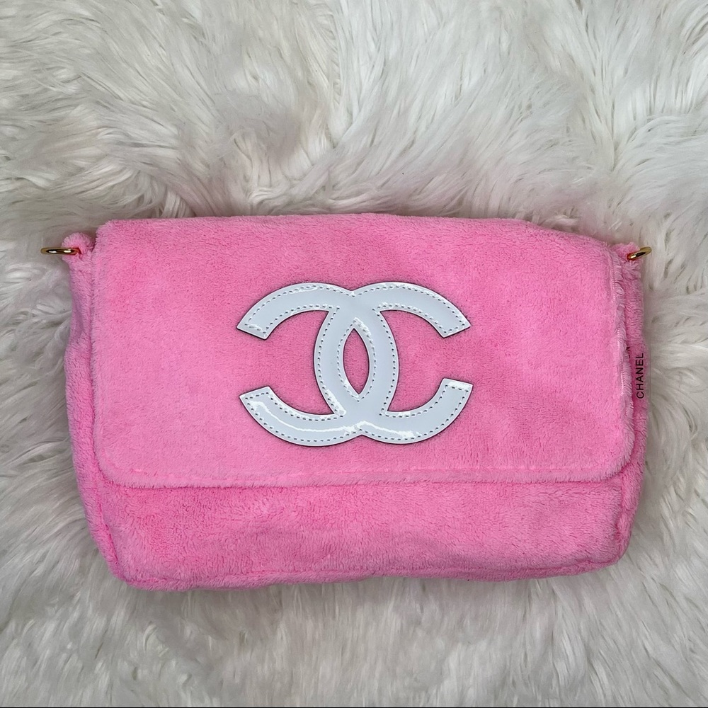 authentic pink chanel precision bag
